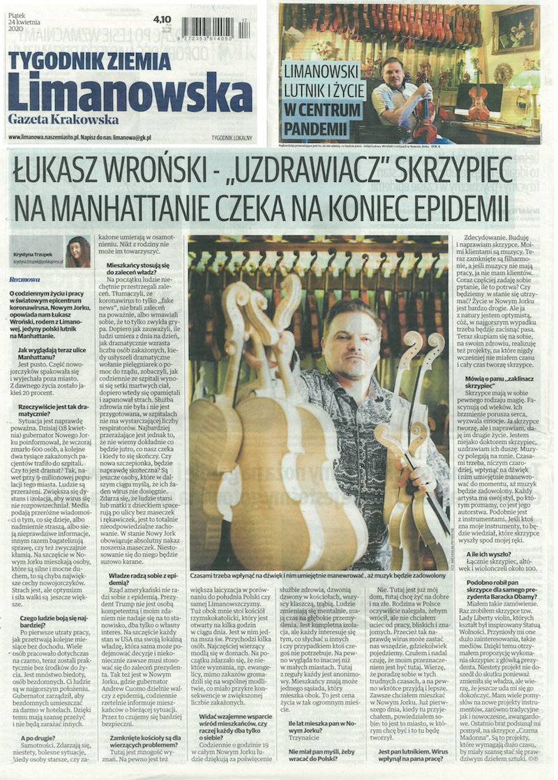 GAZETA KRAKOWSKA from 26/04.2020